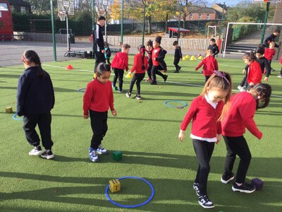 Image of Year 1 (Class 4) - P.E - Football Skills