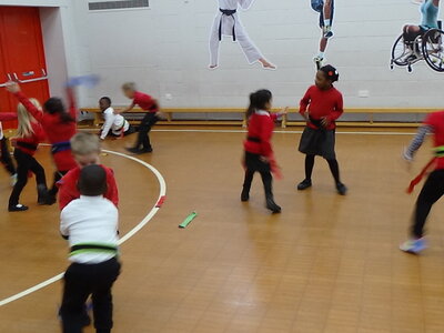 Image of Year 1 (Class 4) - P.E - Tag Rugby