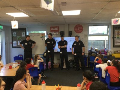 Image of Year 2 (Class 5) - Design Technology - Fire Service Visit