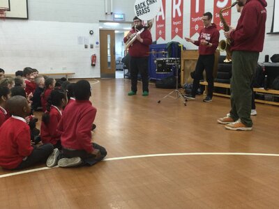Image of Year 2 (Class 5) - Music - Brass Band Workshop