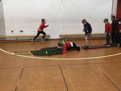 Image of Year 2 (Class 5) - PE - Team Building