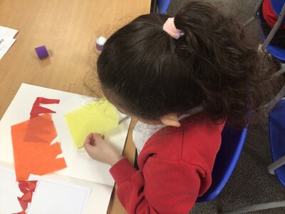 Image of Year 2 (Class 6) - Art - Collage Skills