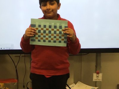 Image of Year 2 (Class 6) - Art - Weaving and Lucy Poskitt