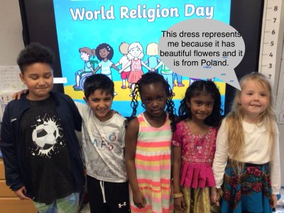 Image of Year 2 (Class 6) - R.E - Rainbow Day