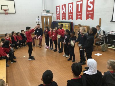 Image of Year 3 (Class 9) - Music - Band School Visit