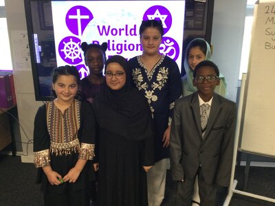 Image of Year 5 (Class 12) - R.E - World Religion Day