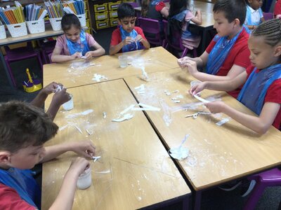 Image of Year 4 (Class 9) - Art - Giacometti Sculptures