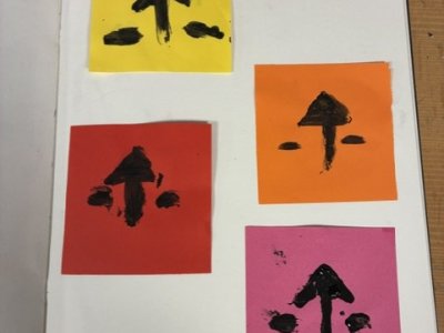 Image of Year 5 (Class 12) - Art - Block Print