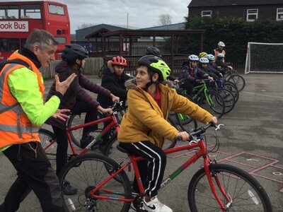 Image of Year 5 (Class 12) - Bikeability