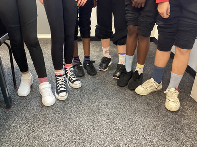 Image of Year 5 (Class 12) - Odd Socks Day