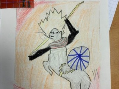 Image of Year 5 (Class 13) - Art - Greek Gods and Goddesses