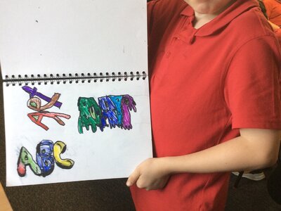 Image of Year 5 (Class 13) - Art - Lettering Styles