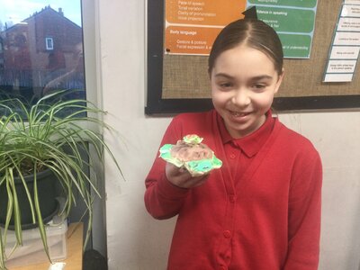 Image of Year 5 (Class 14) - Art - Sea Turtle Sculpture