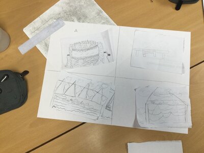 Image of Year 5 (Class 14) - Design Technology - Art Straw Bridges