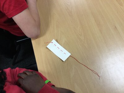 Image of Year 5 (Class 14) - Design Technology - Running Stitch