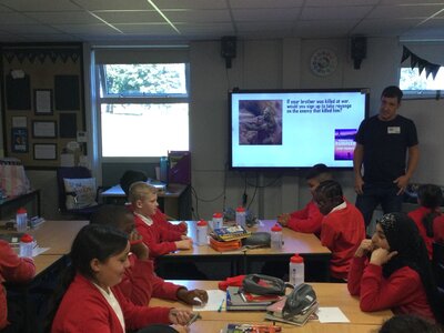 Image of Year 5 (Class 14) - English - Author Visit (Tom Palmer)