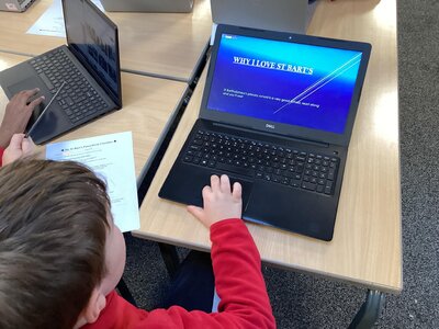 Image of Year 5 - Computing Club - Finishing Our PowerPoint Presentations