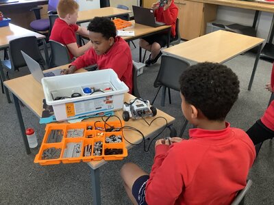 Image of Year 5 - Computing Club - Lego Mindstorms Sound Sensor