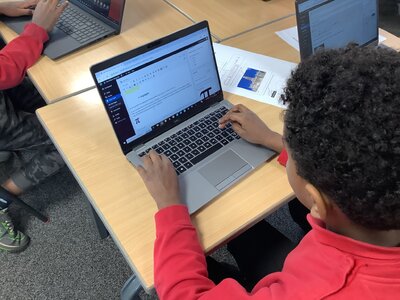 Image of Year 5 - Computing Club - Wikipedia Sections and Touch Typing