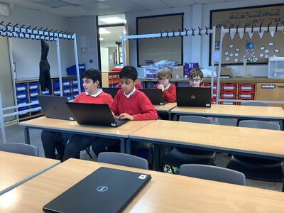 Image of Year 5 - ICT Club - Developing Wikipedia Pages