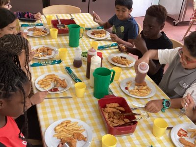 Image of Year 5 - Lineham Farm - Lunch is Served!