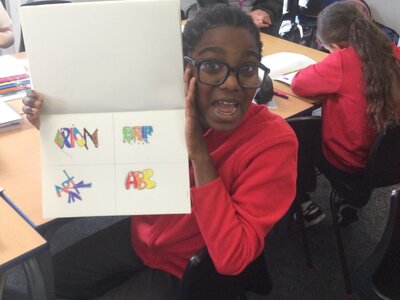Image of Year 6 (Class 16) - Art - Graffiti Art