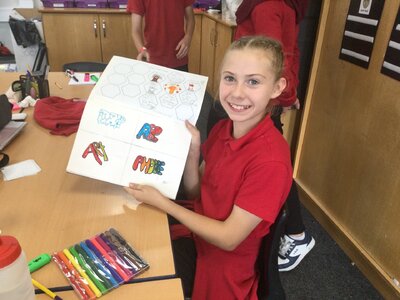 Image of Year 6 (Class 16) - Art - Graffiti Art
