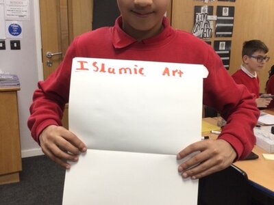 Image of Year 6 (Class 16) - Art - Islamic Art