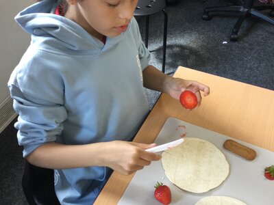 Image of Year 6 (Class 16) - Design Technology - Fruit Tortillas