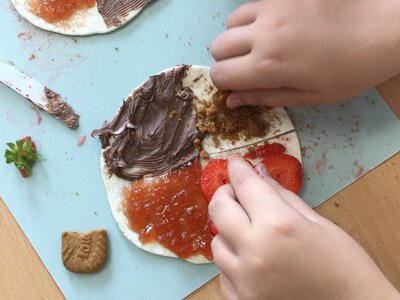 Image of Year 6 (Class 16) - Design Technology - Fruit Tortillas