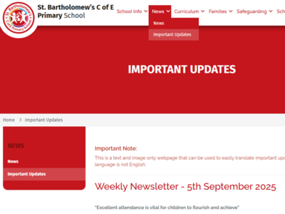 Image of FAO Families - Important Updates