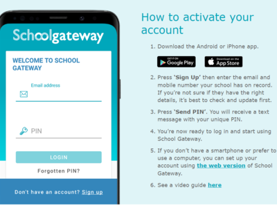 Image of IMPORTANT - School Gateway App