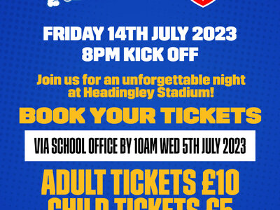Image of Leeds Rhinos Offer - Home Game Friday 14th July 2023