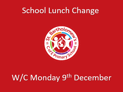 Image of IMPORTANT NOTICE - School Dinners Menu Change