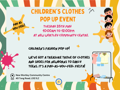 Image of New Wortley Community Centre - Children's Clothes Pop Up Event