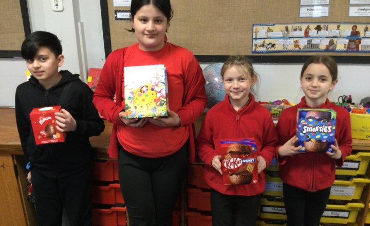 Image of Year 5 (Class 12) - Easter Raffle Winners
