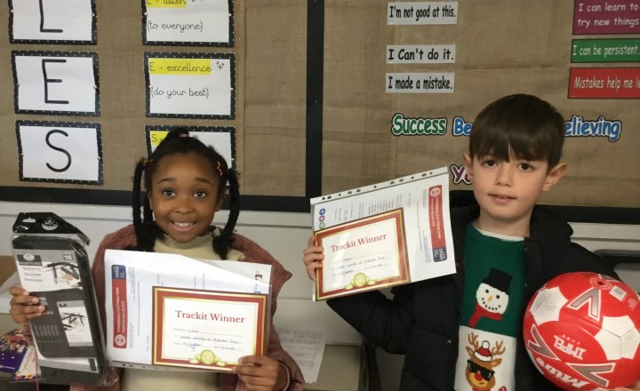 Image of Year 3 (Class 8) - Trackit Winners (Autumn Term)