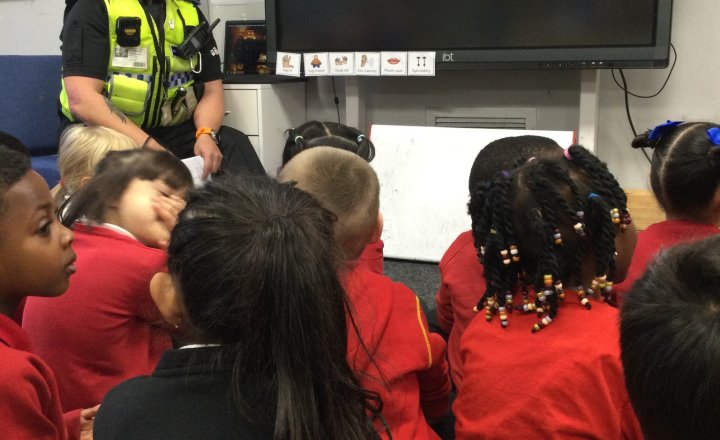 Image of Reception (Class 1) - PSHE - PCSO Visit