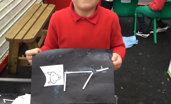 Image of Year 1 (Class 4) - Art - Dog Skeleton