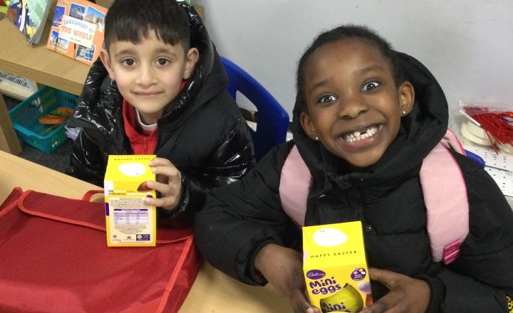 Image of Year 2 (Class 5) - Easter Egg Donations