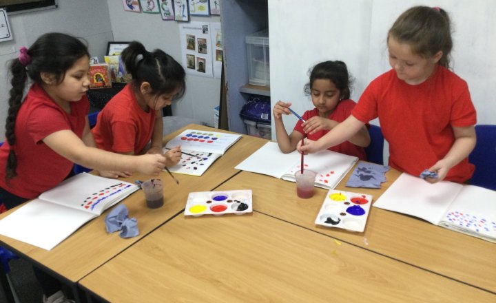 Image of Year 2 (Class 6) - Art - Colour Mixing Skills