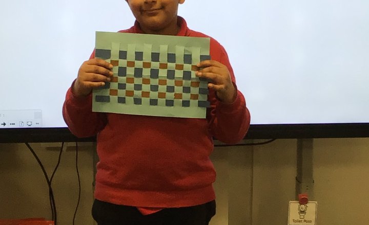 Image of Year 2 (Class 6) - Art - Weaving and Lucy Poskitt