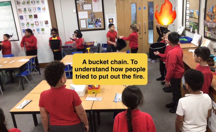 Image of Year 2 (Class 6) - History - The Great Fire of London Workshop