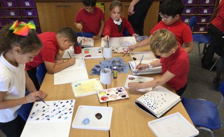 Image of Year 2 (Class 7) - Art - Primary & Secondary Colours