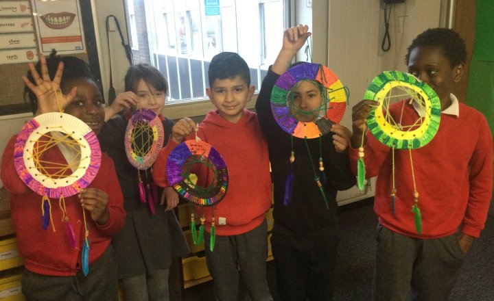 Image of Year 3 (Class 10) - Art - Dreamcatchers