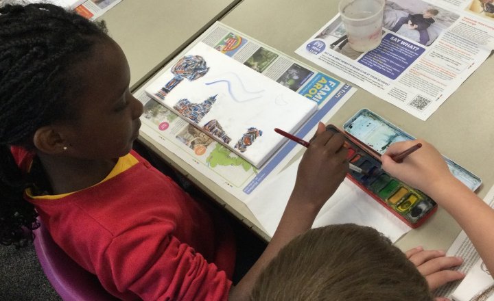 Image of Year 3 (Class 8) - Art - Starry Night