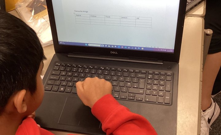 Image of Year 3 (Class 8) - Computing - Tables in Microsoft Word