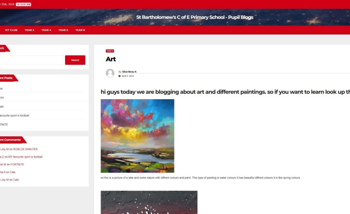 Image of Year 3 - Computing - WordPress Blogs