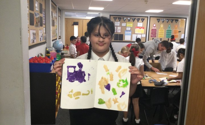 Image of Year 5 (Class 12) - Art - Stencils