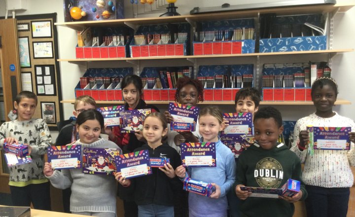 Image of Year 5 (Class 12) - Attendance Winners (Autumn Term)